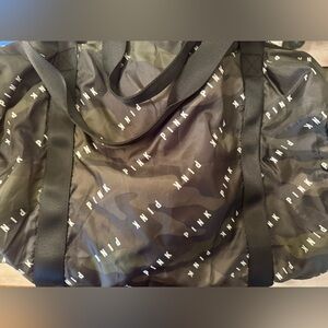 PINK Victoria's Secret Camouflage Duffel Bag